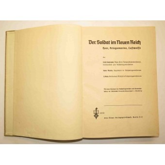 Illustrated propaganda book - The soldier of the New Reich- Der Soldat im Neuen Reich. Espenlaub militaria